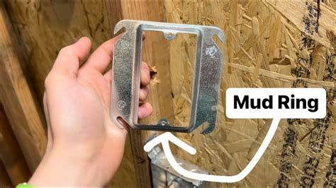 how to install mud rings